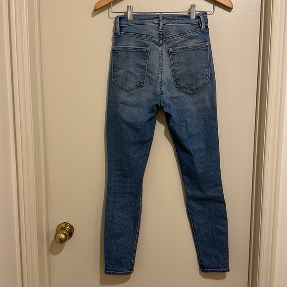 FRAME Ali High Rise Ripped Skinny Cigarette Jeans (Size 26) - Picture 5 of 8